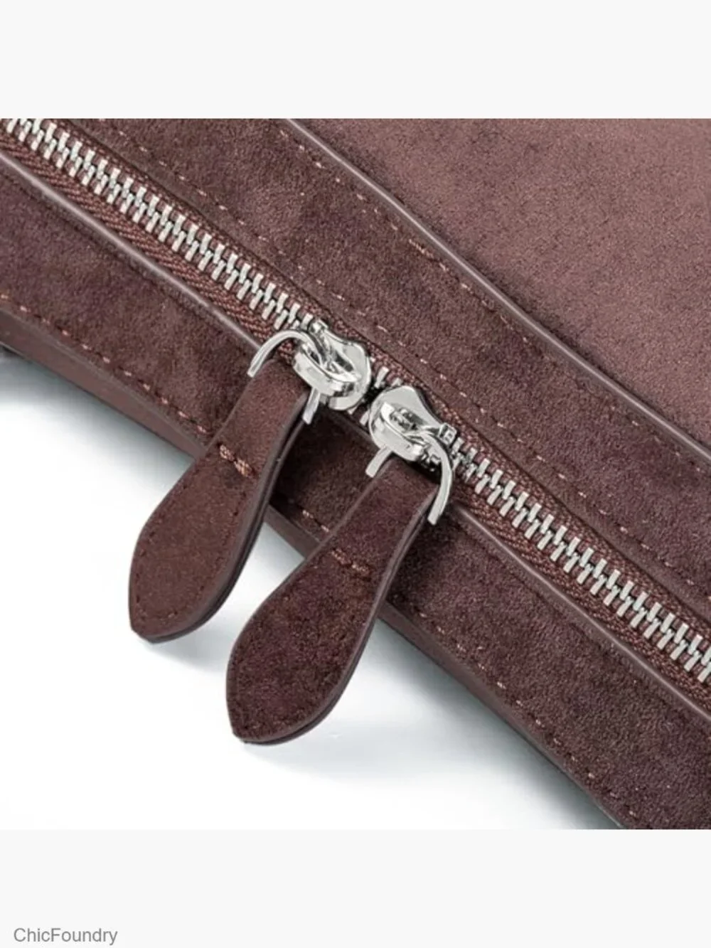 Faux Suede Hobo Bag Shoulder Purse Satchel Work Travel